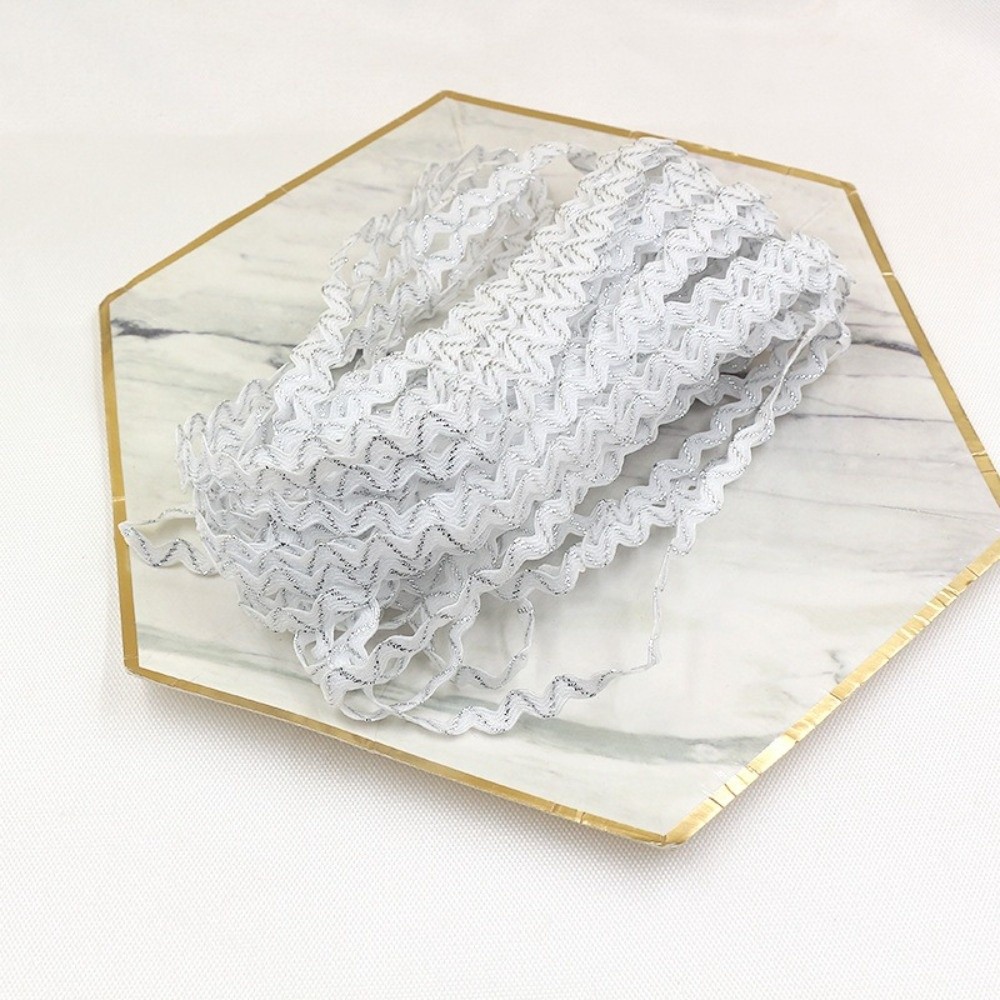 Lace Ribbon Trim - ริบบิ้นโพลีเอสเตอร์ 15 หลา หลากสี ริบบิ้นลูกไม้กรอสเกรน DIY
