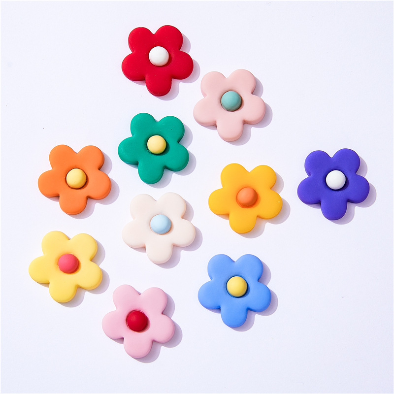 Christmas Craft Embellishment - 10 ชิ้นเรซิ่นดอกไม้แบน Cabochons Scrapbooking Embellishments สําหรับงานฝีมืองานแต่งงาน