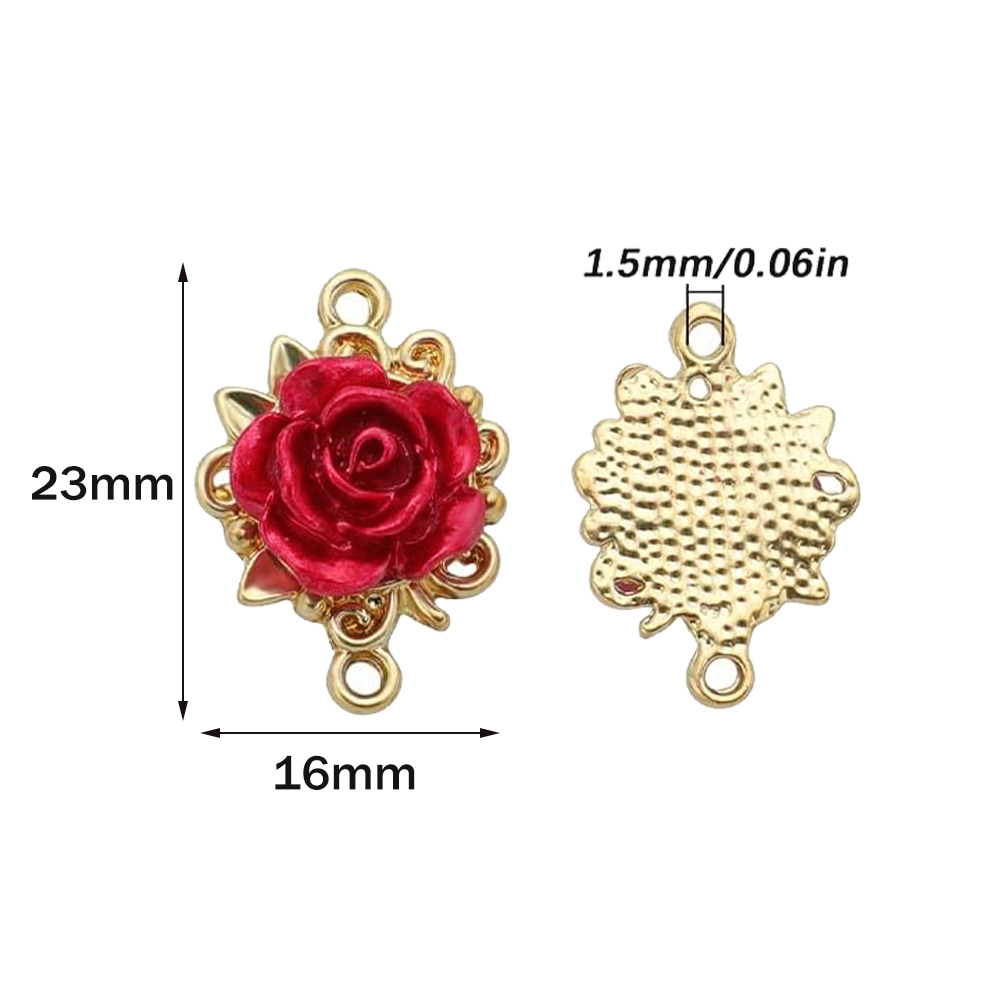 จี้รูปดอกกุหลาบ 3 มิติ 5/10 ชิ - Embellishment Crafts บทวิจารณ์และราคา