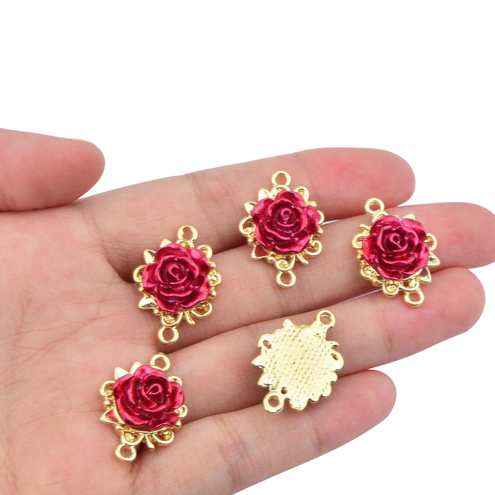 จี้รูปดอกกุหลาบ 3 มิติ 5/10 ชิ - Embellishment Crafts บทวิจารณ์และราคา