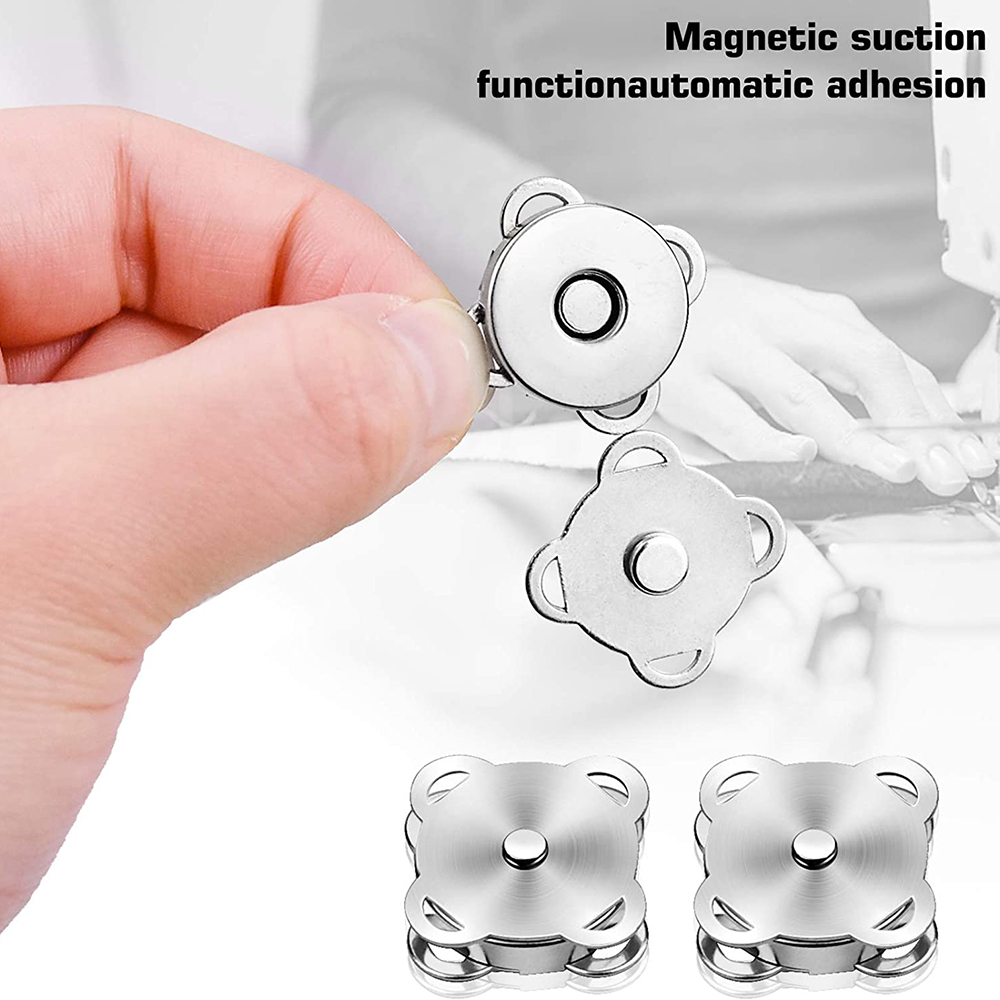 20ชุดปุ่มแม่เหล็กโลหะกระดุมแป๊ - Iron On Stud Set บทวิจารณ์และราคา