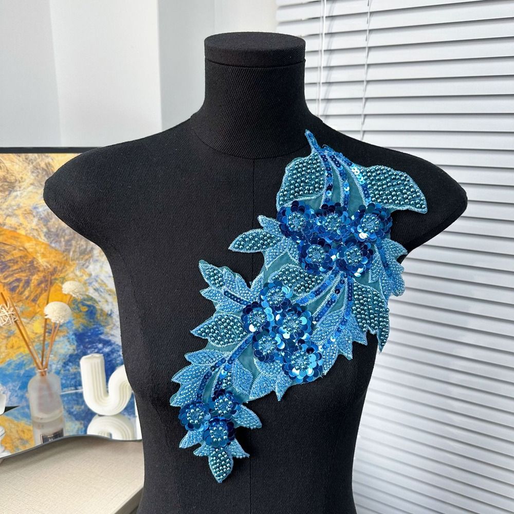 แพทช์ปักลายดอกไม้ 3 มิติ ประดั - Applique Patch Flower บทวิจารณ์และราคา