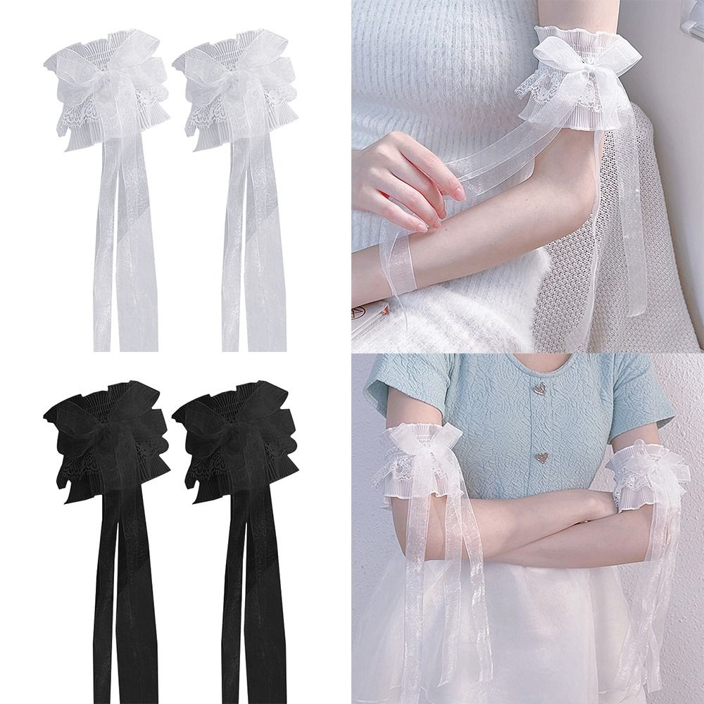 แขนเสื้อผูกโบว์สำหรับเจ้าสาวถุ - Lace Ribbon Trim บทวิจารณ์และราคา