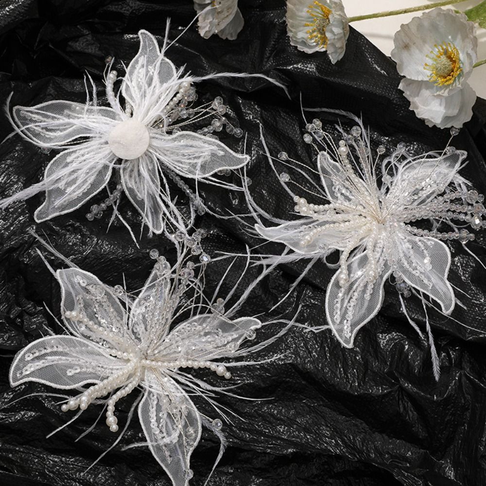 แผ่นปะดอกไม้ผ้าออร์แกนซ่า 3 มิ - Applique Patch Flower บทวิจารณ์และราคา