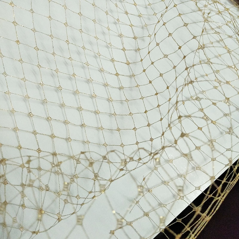 ผ้าตาข่ายสีดำลายเพชรสำหรับทำผ้ - Crystal Mesh Fabric บทวิจารณ์และราคา