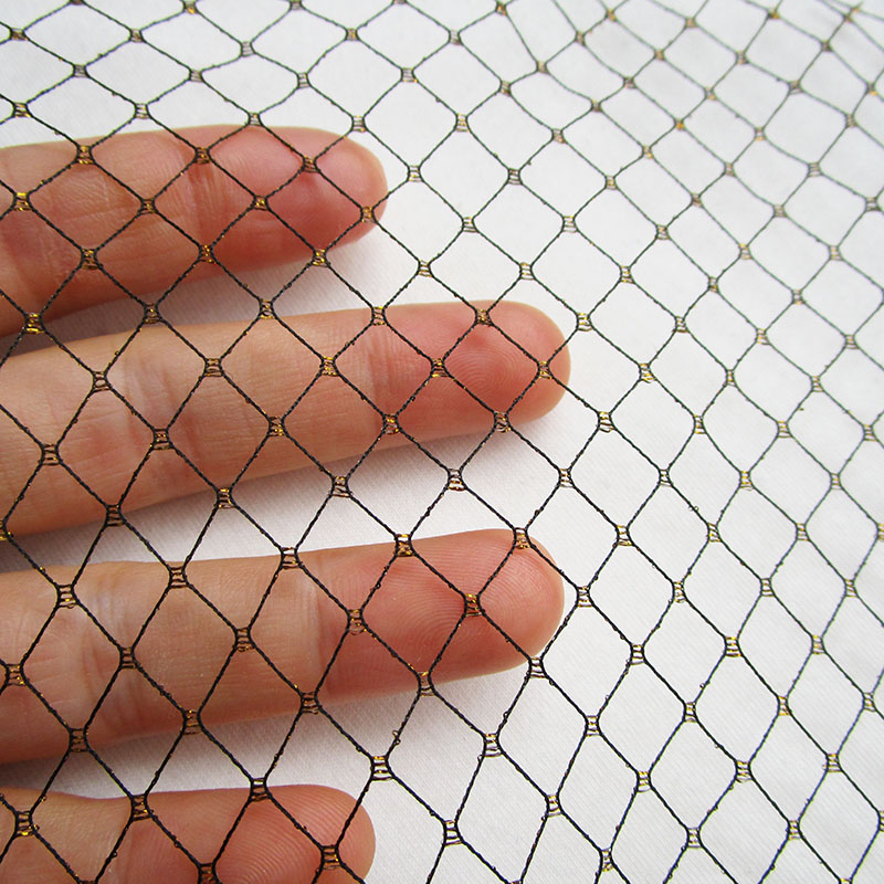 ผ้าตาข่ายสีดำลายเพชรสำหรับทำผ้ - Crystal Mesh Fabric บทวิจารณ์และราคา