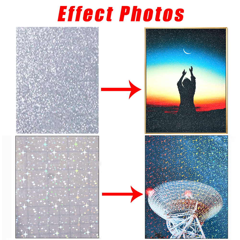 Glitter Self กาวสติกเกอร์โฮโลแ - Glitter Vinyl Roll บทวิจารณ์และราคา
