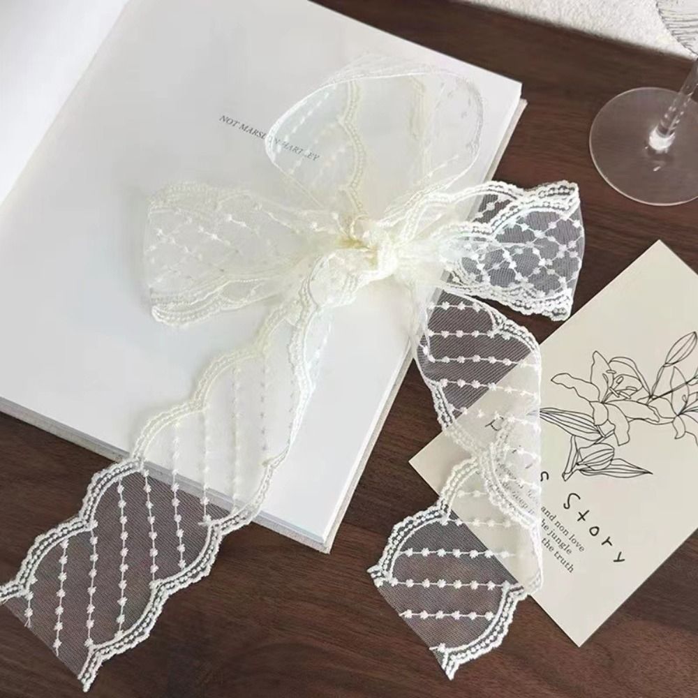 ริบบิ้นตกแต่งผ้าฝ้ายแท้ 5 หลา  - Lace Ribbon Trim บทวิจารณ์และราคา