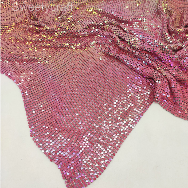 2022แฟชั่น Glomesh ยืดหยุ่นโลห - Crystal Mesh Fabric บทวิจารณ์และราคา