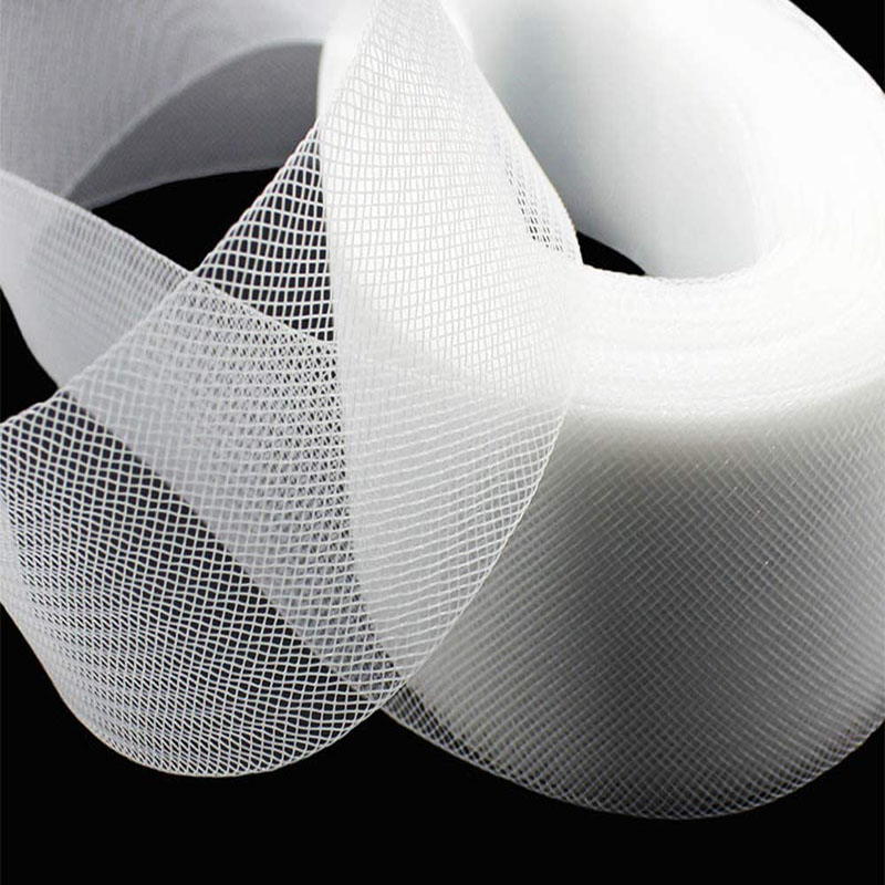 1-10 ซม.แบนธรรมดาแข็งแข็ง Crin - Crystal Mesh Fabric บทวิจารณ์และราคา