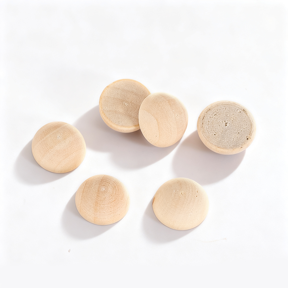 ลูกบอลไม้ครึ่งวงกลม 120 ชิ้น ข - Craft Embellishments บทวิจารณ์และราคา