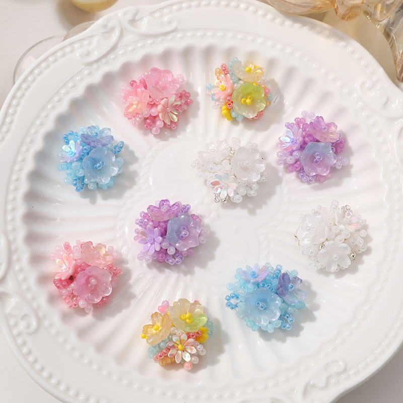 แพทช์ดอกไม้คริสตัล 2 ชิ้นสำหรั - Applique Patch Flower บทวิจารณ์และราคา