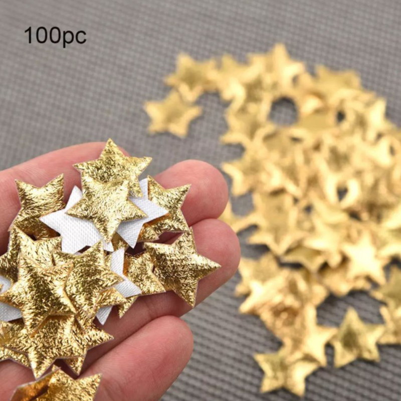 100 ชิ้นทอง/เงินดาวสําหรับ Chr - Christmas Craft Embellishment บทวิจารณ์และราคา